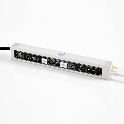 40W3.3A DC12V Constant Voltage Outdoor Waterproof IP67 Switching LED Driver Transformer Power Supply For LED Light Strips 40W3.3A DC12V Constant Voltage Outdoor Waterproof IP67 Switching LED Driver Transformer Power Supply For LED Light Strips